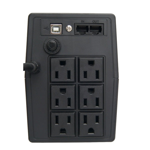 NO BREAK VICA 500VA/240W 6 TOMAS RJ11/45 LEDS 340 JOULES OPTIMA500