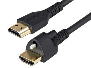 Cable de Video StarTech HDMI 4k, 2m, con tornillo de seguridad, alta velocidad de transmisión