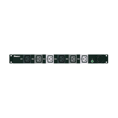 P06B02M - Panduit PDU Básico para Rack / 6 Salidas C19 / Entrada Trifásica 50 A P06B02M