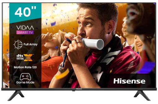 Hisense Smart TV LCD 40A4KV 40", Full HD, Negro