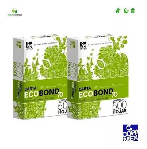 Ecobond Papel Bond 75 g/m² A4, Ideal Para Impresión y Copiado