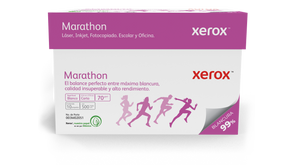 Xerox Papel Bond Marathon 70g/m², 5000 Hojas de Tamaño Carta, Blancura 99%