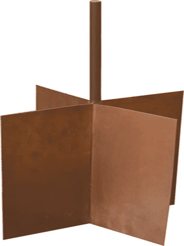 Electrodo de Puesta a Tierra Tipo Rehilete, Mayor Área de Contacto, Para Tierra Física