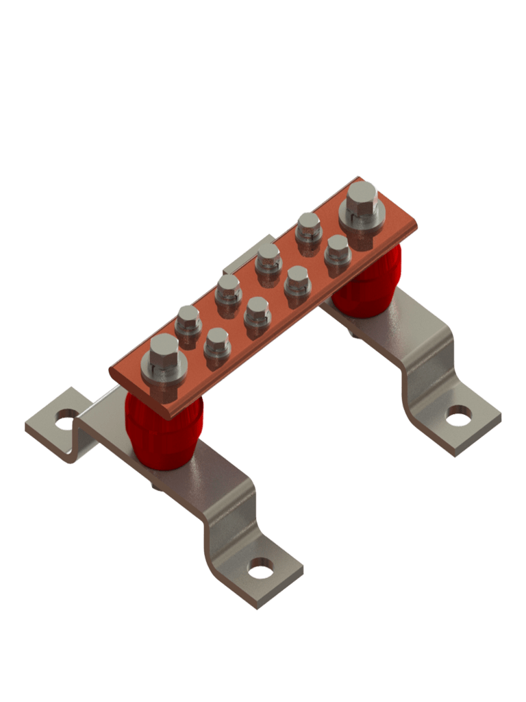 BCUEQ2  Parres bcueq2 barra de tierra para uni√çon equipotencial / cobre electrolítico 99.9% purezas dimensiones: 1/4‚äù x 2‚äù x 20 cm.#bflash#bfprr