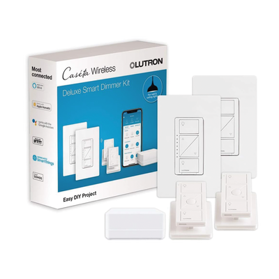 PBDGPKG2W - Kit de Iluminación Inteligente / Hub Smart Bridge / 2 Atenuadores Sin Neutro / 2 Controles Pico / 600 W Incandescente / 150 W LED / HomeKit
