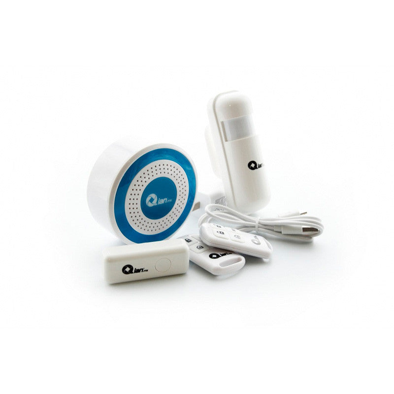 Sirena Qian Gaoyin PE-519/SS5100 Inalámbrica, Con Sensor de Movimiento, 150dB