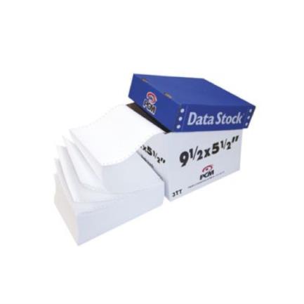Papel PCM Data Stock Blanco 9.5" x 5.5" 3Tanto Capacidad 2000 Hojas