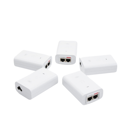 POE-24-12W-5P - Ubiquiti Adaptador PoE / 24 VDC 0.5 A / Puerto Gigabit 10/100/1000 Mbps POE-24-12W-5P