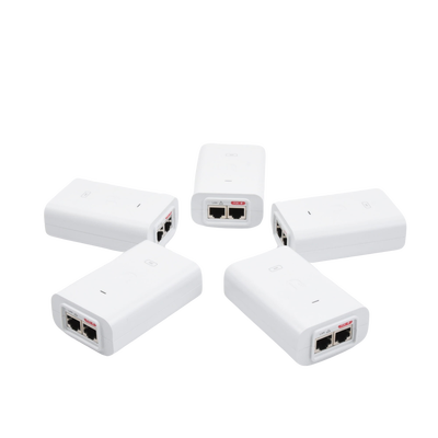 POE-24-12W-5P - Ubiquiti Adaptador PoE / 24 VDC 0.5 A / Puerto Gigabit 10/100/1000 Mbps POE-24-12W-5P