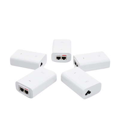 POE-24-12W-5P - Ubiquiti Adaptador PoE / 24 VDC 0.5 A / Puerto Gigabit 10/100/1000 Mbps POE-24-12W-5P