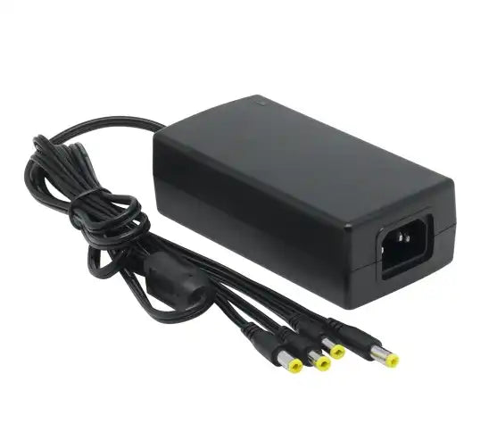 Provision Fuente de Poder 12V 5A, 4 Salidas, Doble Línea, 60W