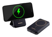 PR050-11BK - POWER BANK INALAMBRICO ADATA PR050-11BK 5000 MAH CARGA RAPIDA Y MAGNETICA COLOR NEGRO