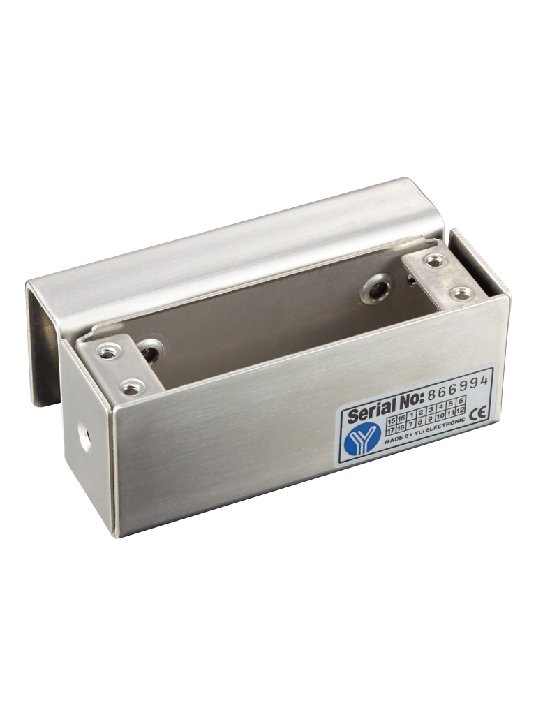 Soporte para cerraduras de perno YLI BBK600, instalación en puertas de vidrio/aluminio, modelo YB300