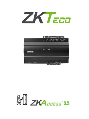 Panel de Control de Acceso ZKTeco inBIO160 - 1 Puerta/2 Lectoras/3,000 Huellas/PULL SDK
