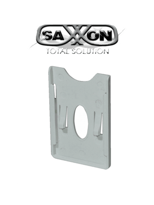 Porta Tarjeta de Plástico SAXXON ASRCH con Adhesivo 3M / PVC / Tarjetas o TAG / Compatible