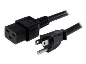 Cable de alimentación NEMA 5-15P a C19 de 90cm