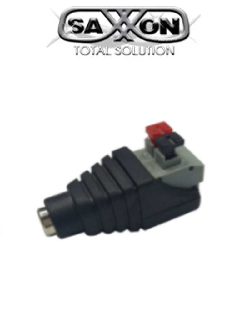 SAXXON Adaptadores Hembra Tipo Jack PSUBR17H, 12V, Terminales de Presión, Fácil Instalación