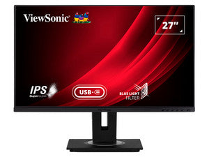 Monitor LED ViewSonic VG2755-2K de 27", 2560x1440, 5ms, Negro, Altavoces Integrados