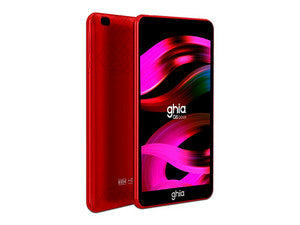 Ghia GA8N2R tableta Allwinner 64 GB 17.8 cm (7") 4 GB Android 14 Rojo, 1280 x 800 Pixeles
