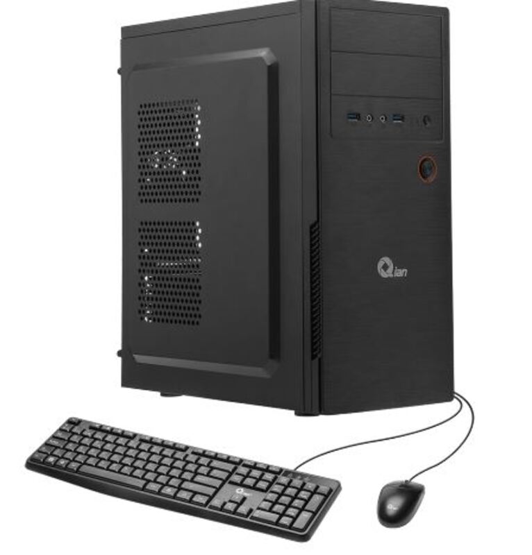 Tarjeta Madre Qian QCM MAT-01SDN Ryzen 5, SSD 512 GB, Fuente de Poder 450 Wts, Win 11 T-M