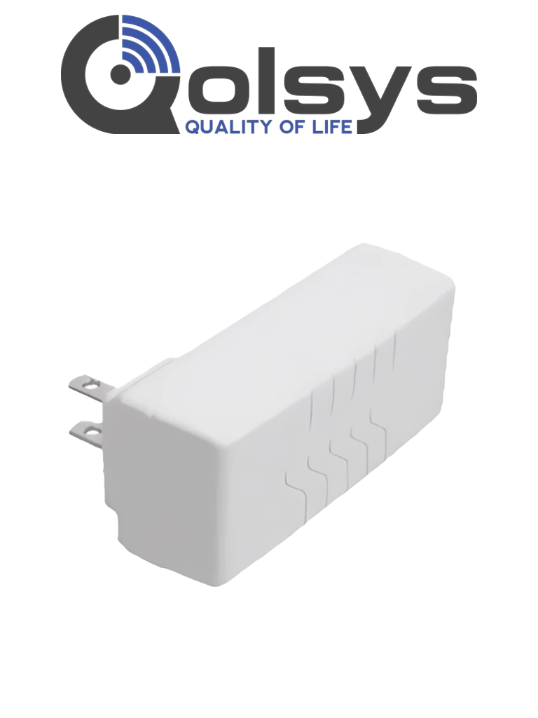Fuente Adaptador QOLSYS IQ, 12V 1A, Conector DC 5.5mm, Compacta