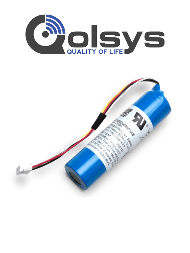 QOLSYS IQ Panel 4 Batería Repuesto QR0083-840, 3.7V, 3000mAh, Tipo Empresarial