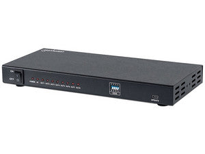 Divisor HDMI Manhattan de 8 puertos, 4K Ultra HD, 3D, Audio Surround 7.1