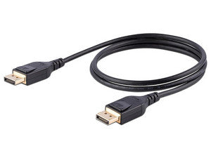 Cable de Video DisplayPort M-M, 1m, 8K, 144Hz, HDR, Blindaje Triple