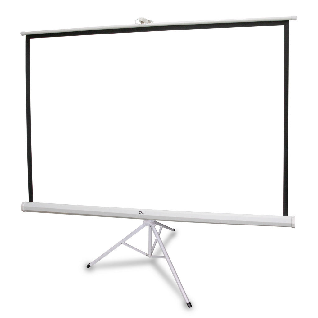 PANTALLA PROYECCION QIAN DIBAN QPD-69602 100" TRIPIE BLANCA MATE, ALTA DEFINICION