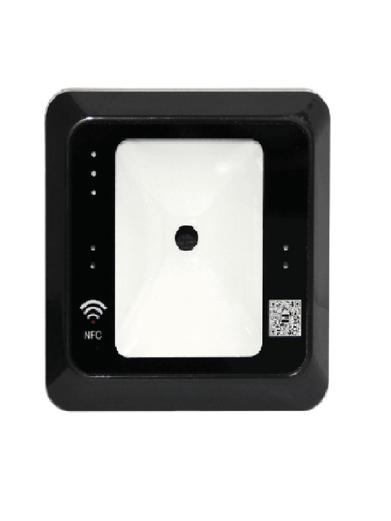 Lector Esclavo QR500B ZKTECO, NFC, Tarjeta Mifare 13.56MHz, DC 12V/5V USB, Cable USB, Wiegand, InBio, Serie C3