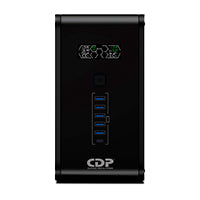 NO-BREAKCDP R-SMART 1510, 1500 VA, 900 WATTS, 10 CONTACTOS TIPO NEMA5-15R (5 CON RESPALDO, AVR Y SUPRESIÓN DE PICOS Y 5 CON SUPRESIÓN DE PICOS