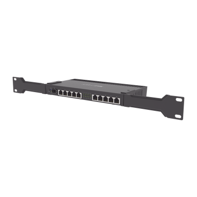 RB4011iGS+RM, Ruteador 10xGEth, 1xSFP+ 10G, 4 núcleos 1.4Ghz 1GB RAM