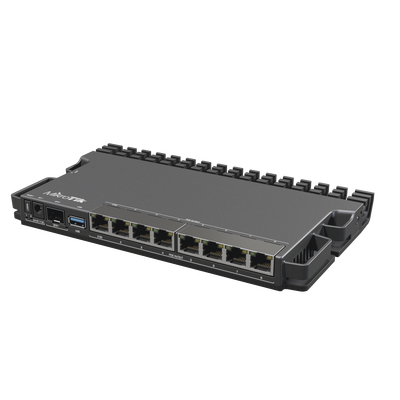 RB5009UPR+S+IN - Mikrotik RB5009UPR+S+IN router 2.5 Gigabit Ethernet, Gigabit Ethernet Negro