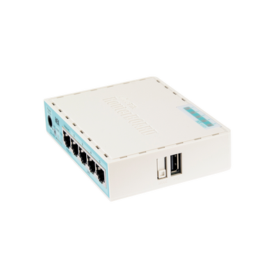 RB750GR3 - Mikrotik RB750GR3 router Gigabit Ethernet Turquesa, Blanco