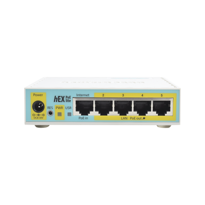 RB750UPr2, RB 5 Eth 64MB RAM 400Mhz CPU PoE 2-5 Eth USB