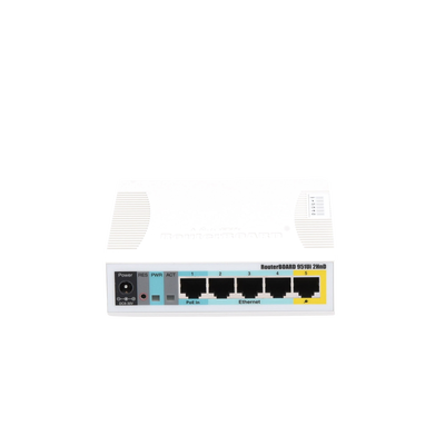 Mikrotik RB951Ui-2HnD Blanco Energía sobre Ethernet (PoE)