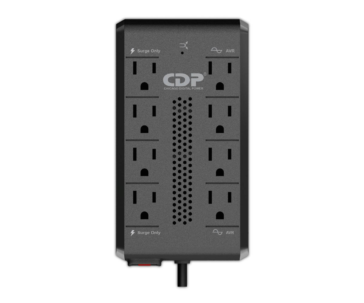 RAVR1408 - CDP RAVR1408 1410VA/700W AVR 8 SALIDAS 175 JULIOS 120 VAC