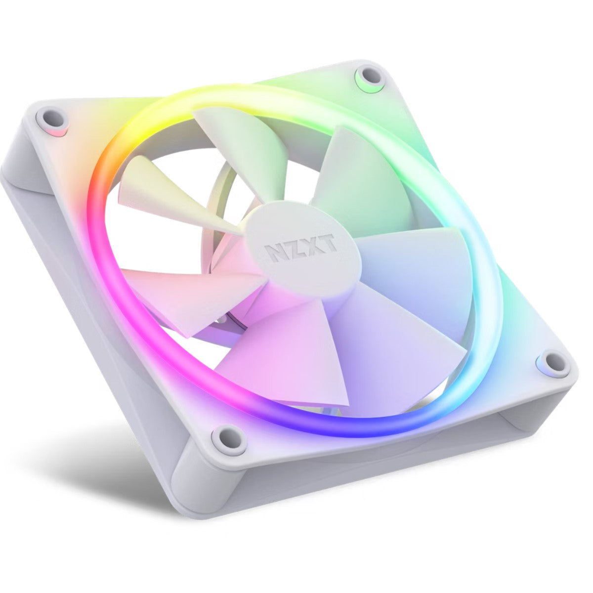 Ventilador NZXT RGB Triple 120mm Blanco, 80 CFM, 3 Ventiladores