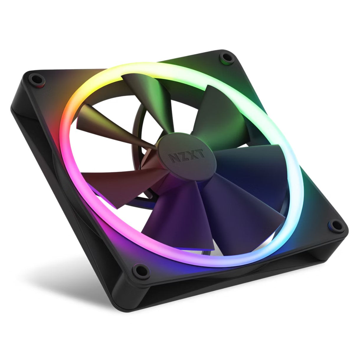 Ventilador NZXT F140 RGB Twin 140mm, 80 EA, Negro