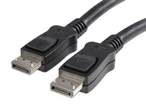 Cable de video StarTech DisplayPort DP a DP, 15m, Color negro