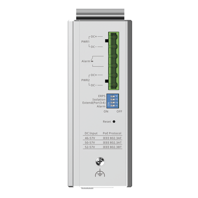 RG-NIS2100-4GT2SFP-HP - Ruijie Switch Industrial PoE+ / 4 Puertos Gigabit / 1 PoE++ 60W + 3 PoE+ 30W