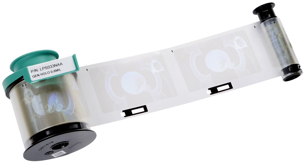 Ribbon EVOLIS LPS033NAA para Impresora de Tarjetas, 300 Impresiones, Color Negro