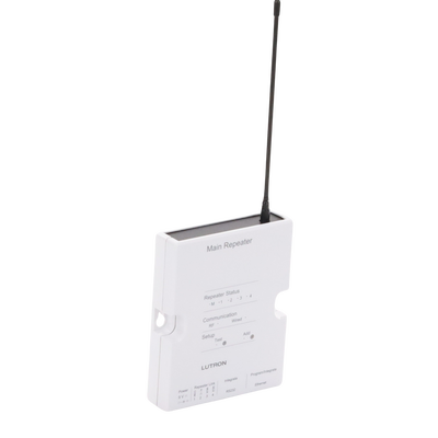 RRMAINREP - Lutron Electronics Repetidor principal RadioRA 2 / 434 MHz / alcance RF 9 m (cubre 232 m²)
