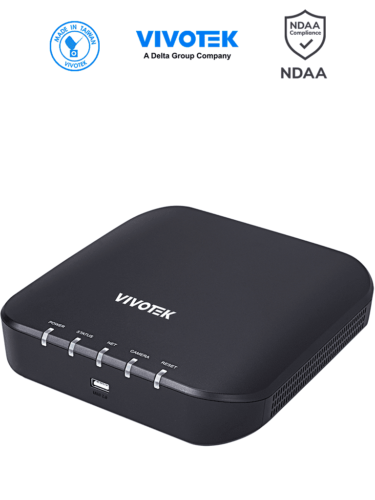 VIVOTEK RX9502 extensor de audio/video Receptor AV Negro, 3840 x 2160 Pixeles, Alámbrico