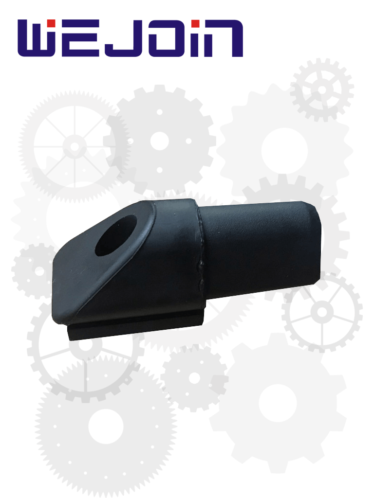 Tope de Caucho para Tira LED, 1 Metro, Negro