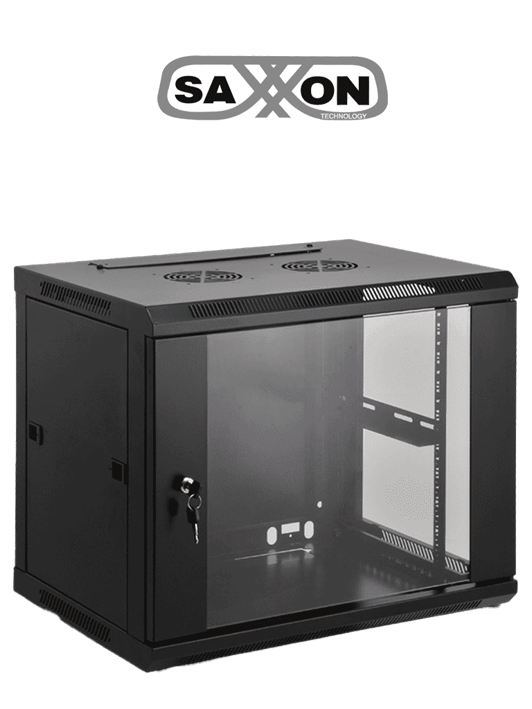 Gabinete de Pared 6UR SAXXON SA640601, Fijo, 60 Kg, 60x45x37 cm
