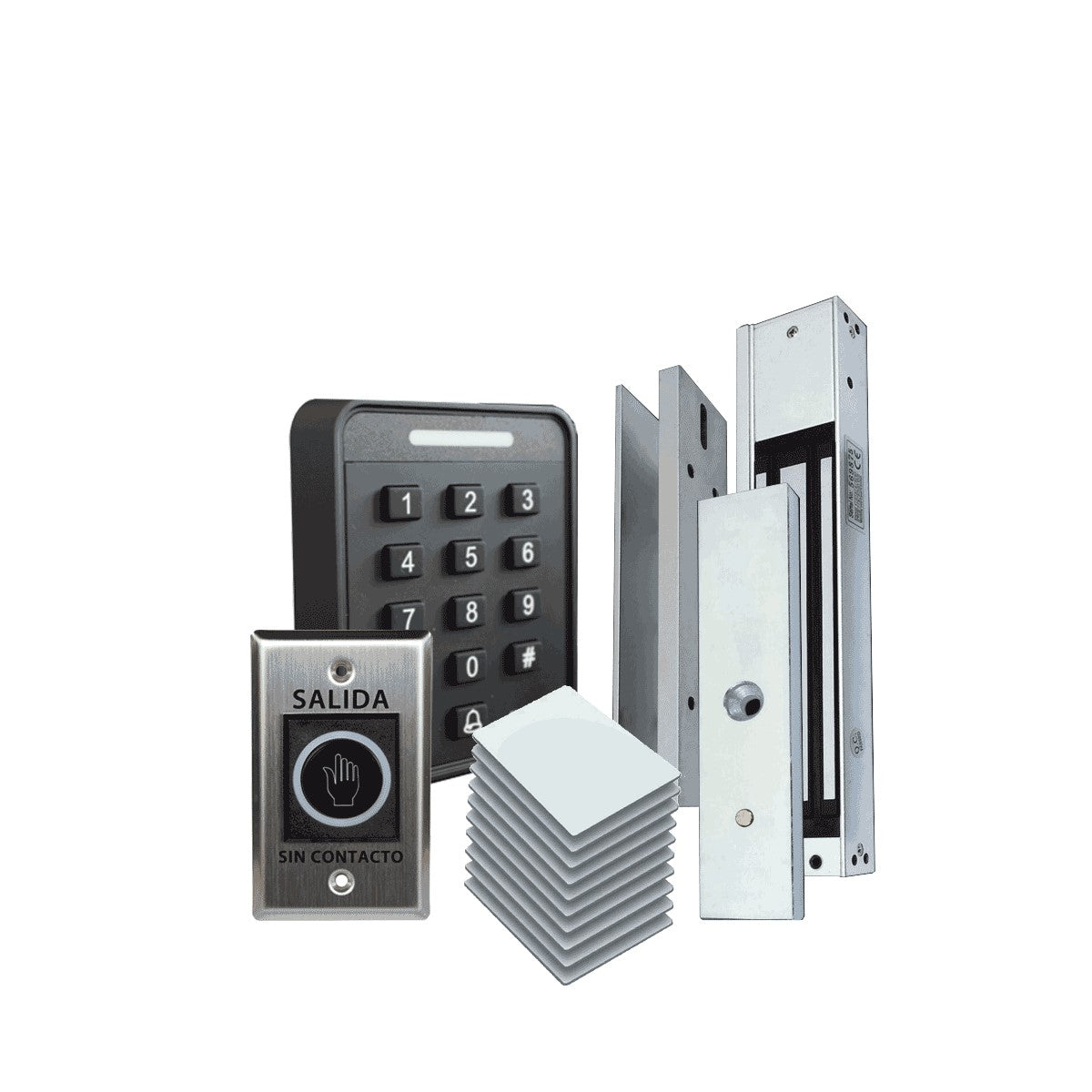 Control de Acceso Biométrico ZKTeco SA40E con Teclado, RFID y Software de Gestión