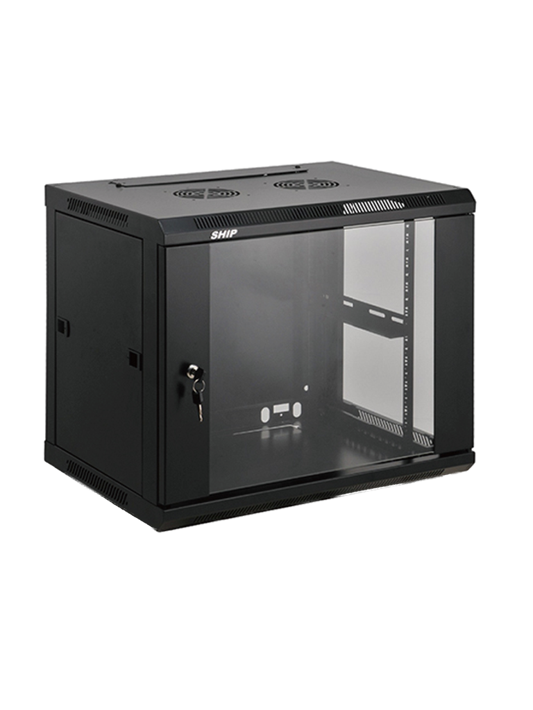 Gabinete de Pared de 12U Fijo, 60kg, 60x60x63.5 cm