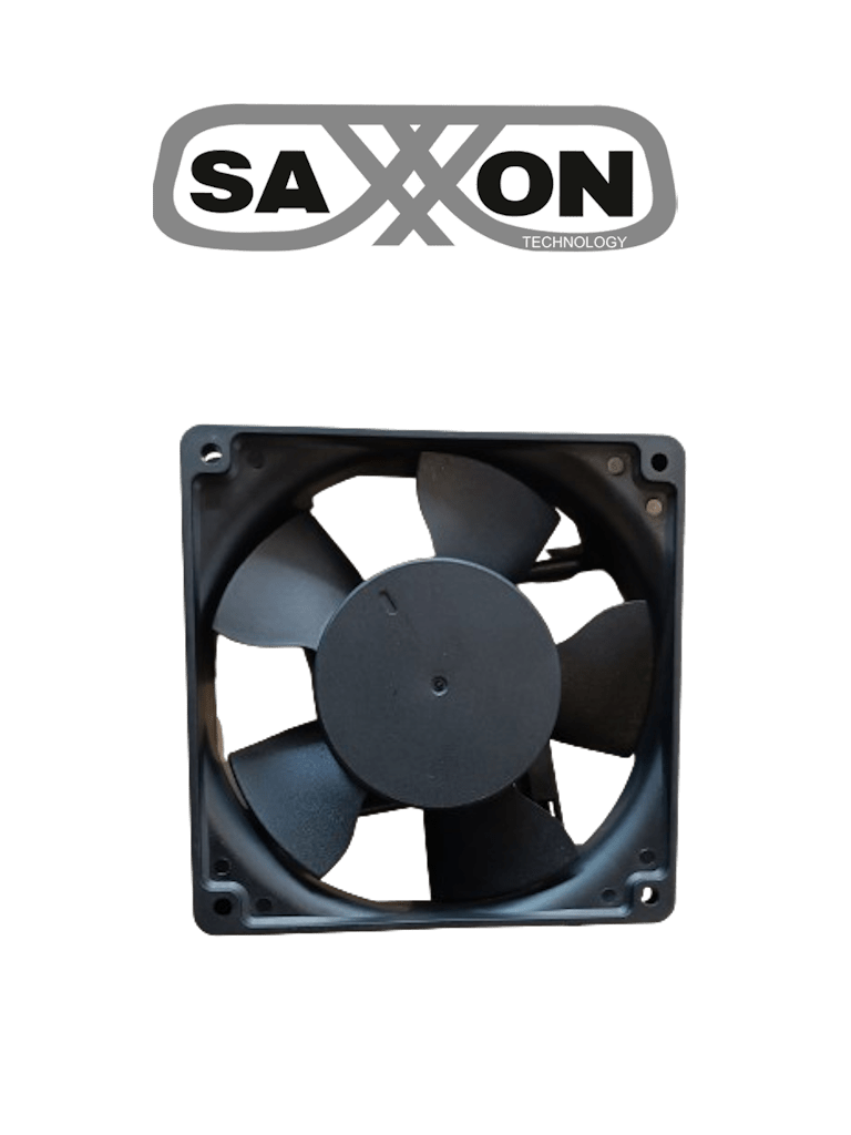 Extractor para gabinete SAXXON SXGF001, Negro, 12x12x2.5 cm, Compatible con gabinetes Saxxon