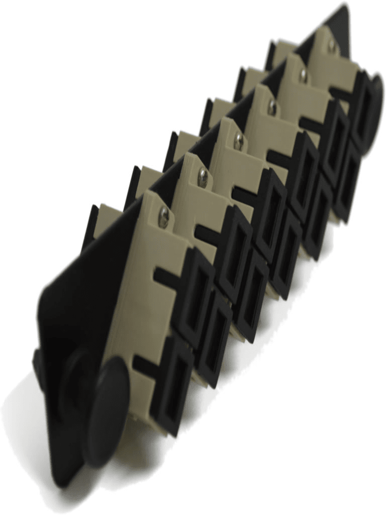 Placas SBE TECH SBE-6SC para 6 acopladores SC dúplex multimodo, 10Gbps, 50x30x10cm